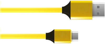

Chappie Moustache Honor 8 Pr0 YELLOW Data Transfering And Fast Charging USB C Type Cable(Yellow)
