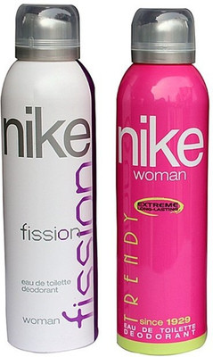 

Nike (Fission, Trendy) Deodorant Spray - For Women(200 ml, Pack of 2)