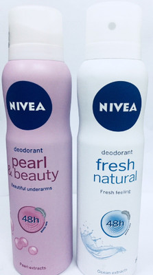 

Nivea fresh Body Spray - For Men & Women(150 ml, Pack of 2)