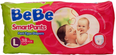 

BeBe Baby Diaper - L - L(38 Pieces)
