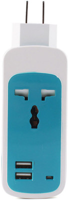 

LAXMI 3-in-1 Dual USB Socket Mobile Charger (BLUE) 8 A Three Pin Socket