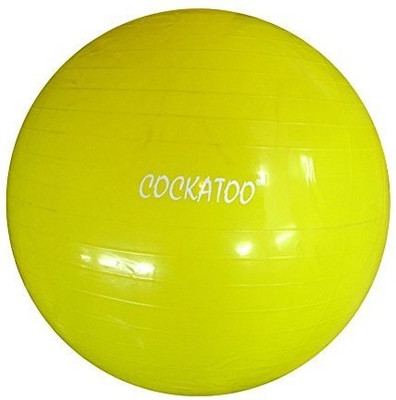 

COCKATOO Puncture Proof Gym Ball(With Pump), Yellow