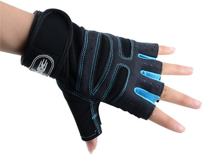 

GOCART Weight Lifting Gloves With 12" Gym & Fitness Gloves (, Multicolor, Blue;pink;red