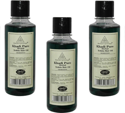 

KHADI PURE GRAMODYOG HERBAL TRIPHALA HAIR OIL Hair Oil(630 ml)