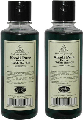 

KHADI PURE GRAMODYOG HERBAL TRIPHALA HAIR OIL Hair Oil(420 ml)