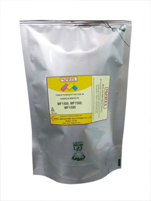 

MOREL TONER POWDER POUCH FOR USE IN KONICA MINOLTA MF 1500 / 1580 / 1590 PRINTER PACK 1 Single Color Ink Toner Powder(Black)
