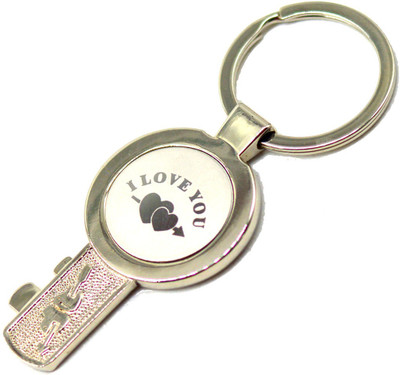 

Faynci I love You double Heart High Quality Guitar Key Chain for Gifting Key Chain