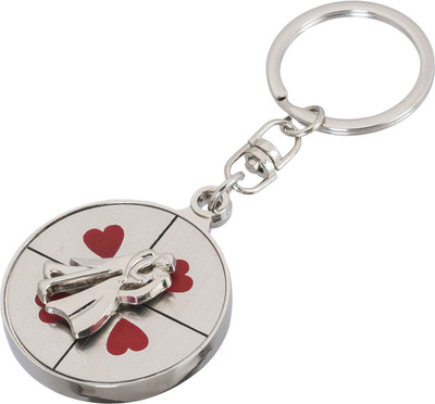 

Shubheksha Rotating Couple Metallic Key Chain