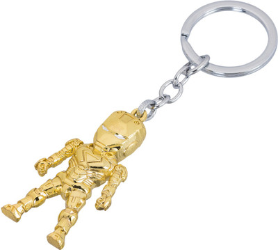 

Shubheksha Captain America Avenger Superhero Gold Metallic Key Chain