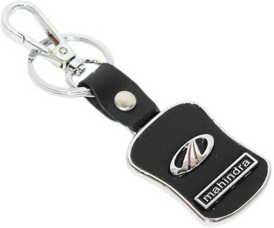 

Shubheksha Mahindra Logo Leather & Metallic Key Chain