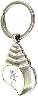 

Faynci Shank Design Lord Hanuman Beautiful Silver Mat Finish High Quality Key Chain for Gifting Key Chain