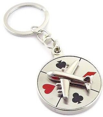 

Shubheksha Rotating Aeroplane Metallic Key Chain