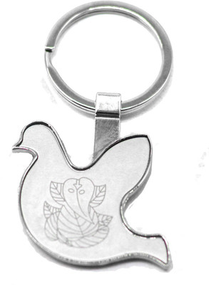 

Faynci Paan Leaf Ganesh Bird frame High Quality Key Chain for Gifting Key Chain