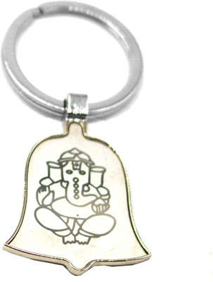 

Faynci Temple Bell Design Lord Ganesh Key Chain Key Chain