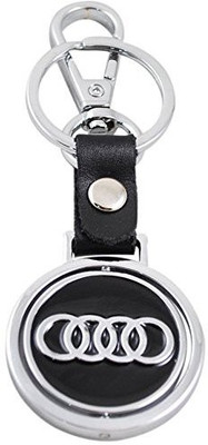 

Shubheksha Double-sided Revolving Audi Logo Metallic Locking Key Chain