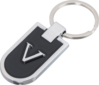 

Shubheksha V Letter Alphabet Metallic Key Chain