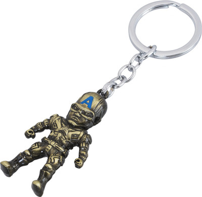

Shubheksha Captain America Avenger Superhero Metallic Key Chain