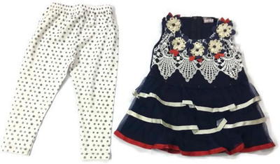 14 OFF on Lolly Polly Girls Casual Dress Pyjama White on