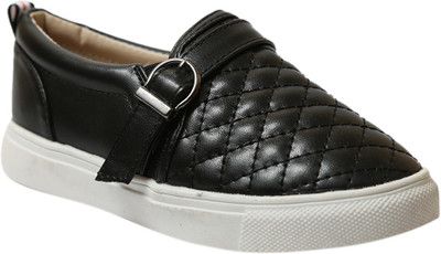 

JUMPS AND BUMPS Girls Strap Sneakers(Black