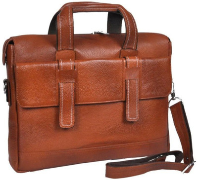 

bayed 15 inch Laptop Messenger Bag(Tan)