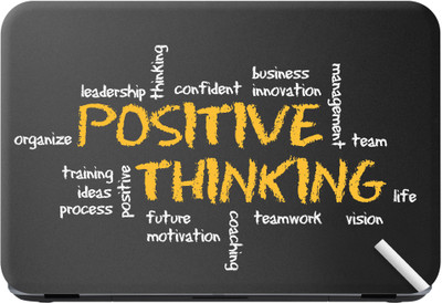 

Flipkart SmartBuy Motivation Quote_Positive Thinking Premium LG Vinyl (matte) Laptop Decal 13.3