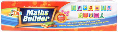 

Awals Math Builder With Learning Cards For Kids(Multicolor)