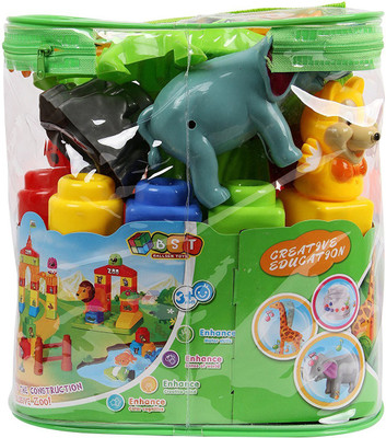 

ToyBin Educational Jungle Blocks 19 Pcs(Multicolor)