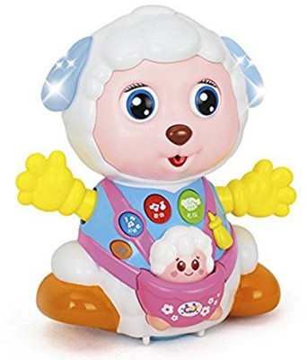 

Huile LittleHamlet Baby Toys Record and Play Interactive Electric Toy Sheep with Music & Lights(Multicolor)