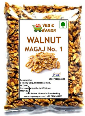 

Veg E Wagon Walnut Kernel (Magaj) 500 gm Walnuts(500 g, Pouch)
