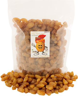 

Sainik's Dry Fruit Mall Premium Munuka Raisin with Seeds Big Size Raisins(1000 g, Pouch)