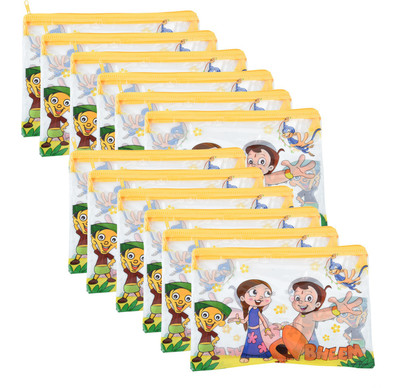 

Asera Chhota Bheem Cartoon Art Plastic Pencil Boxes(Set of 12, Yellow)