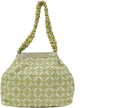

Deepsum Women Casual, Festive, Formal, Party Multicolor Clutch Potli(Gold)