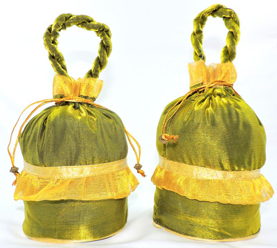

GLOBAL WONDERS potlies 207 Potli(Green)