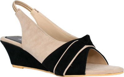 

Dolphin Miles Women Black Wedges