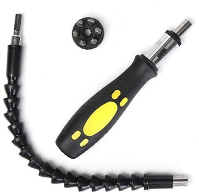 

Maison & Cuisine ASC-087 Multi Functional Snake bit drill extender with bonus bits screwdriver Screwdriver Bit Set(Pack of 1)