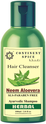 

Continent Spice Neem Aloevera Herbal Hair Cleanser - (SLS & Paraben Free) CS682005(100 ml)