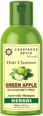 

Continent Spice Green Apple Herbal Hair Cleanser- (SLS & Paraben Free) CS682005(100 ml)