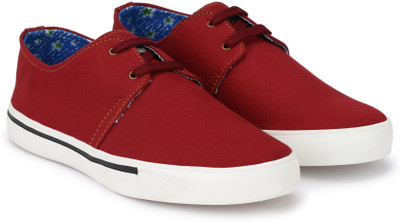 

Andrew Scott Grunge Look Lines Sole Sneakers For Men(Red