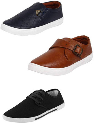

Camfoot Multicolor Combo-(3)-349-734-735 Casuals For Men(Multicolor