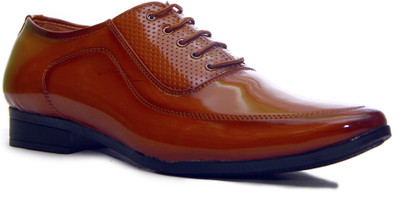 

FitRight Men Faux Leather Formal Shoes Oxford For Men(Tan