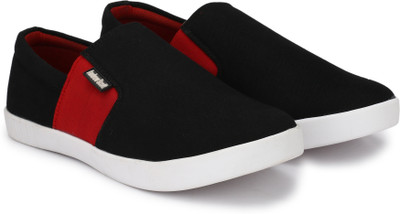 

Andrew Scott Grunge Look Lines Sole Sneakers For Men(Black, Red