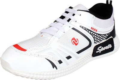 

World Wear Footwear White-686 Walking Shoes For Men(White, Black
