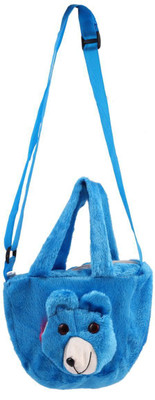 TeeMoods Girls Casual Blue Polyester Sling Bag
