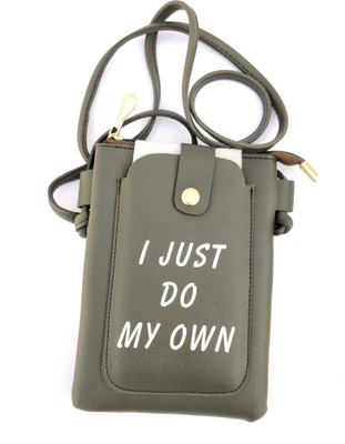 

Akki Collection Girls Casual Grey PU Sling Bag