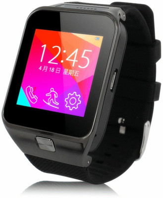 

ESTAR Presenting Bluetooth Smartwatch with Sim- Card Support Compatible Black Smartwatch(Black Strap Free Size)