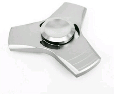 

YAMAMA Super Fidget Full Metal Hand Spinner Anti Anxiety Toy Stress reducer(Silver)