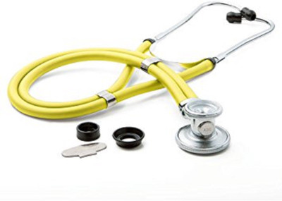 

Shakuntla Acoustic Adult, Pediatric, And Infant Convertible Chest-piece Stethoscope Rappaport Dual Head Stethoscope(Yellow)