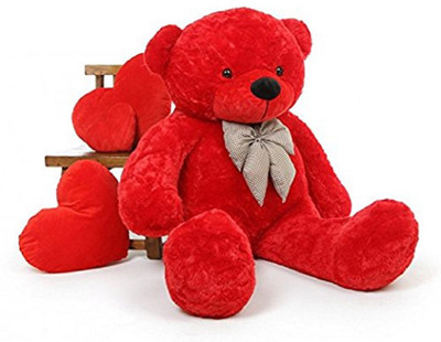

SRT 4 FEET RED LONG TEDDY BEAR - 122 cm(Red)