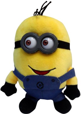 

skky bell premium cute minion soft plush toy - 20 cm(Yellow)