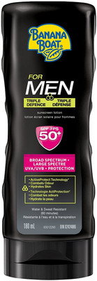 

Banana Boat For Men Spf-Fps 50+ Triple Defence Sunscreen Lotion - SPF 50+(180 ml)